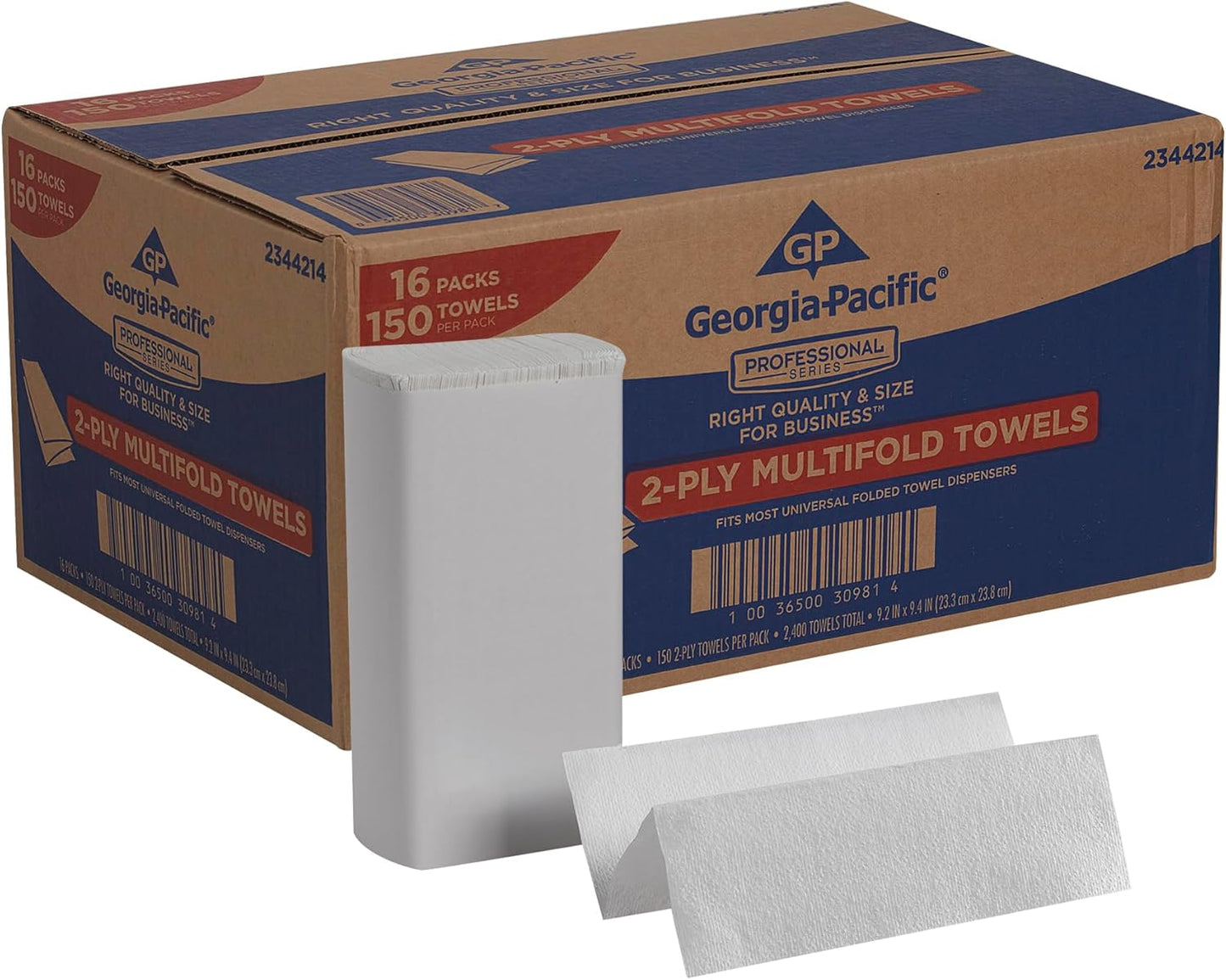 Premium Multifold 2-Ply Towels for Class A Offices and More