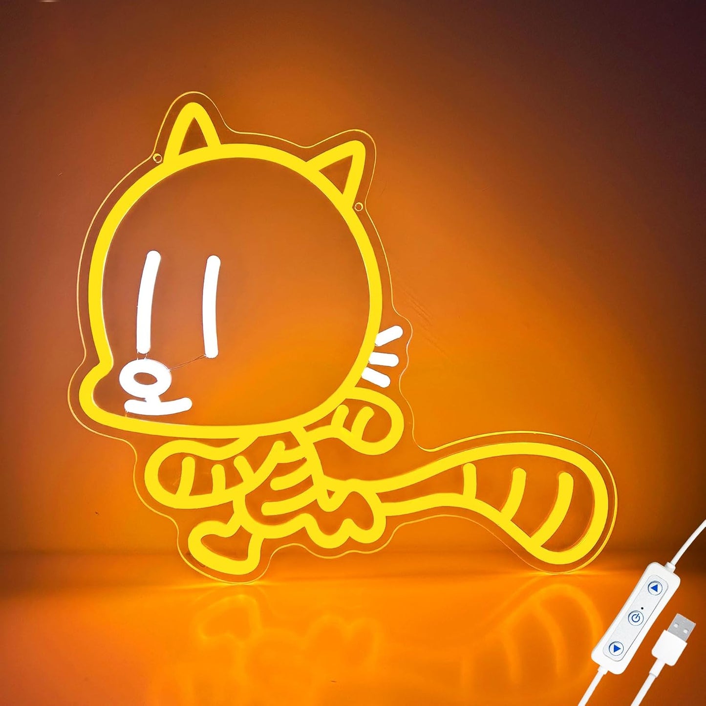 Officially Licensed Dog Man Cat Kid Neon Sign for Wall Decor