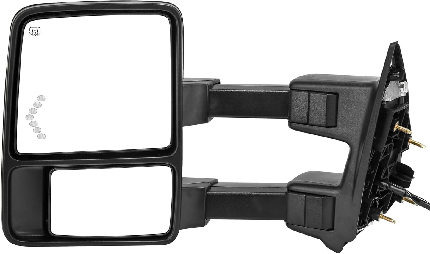 YITAMOTOR Towing Mirror for 2008-2016 Ford Super Duty Models