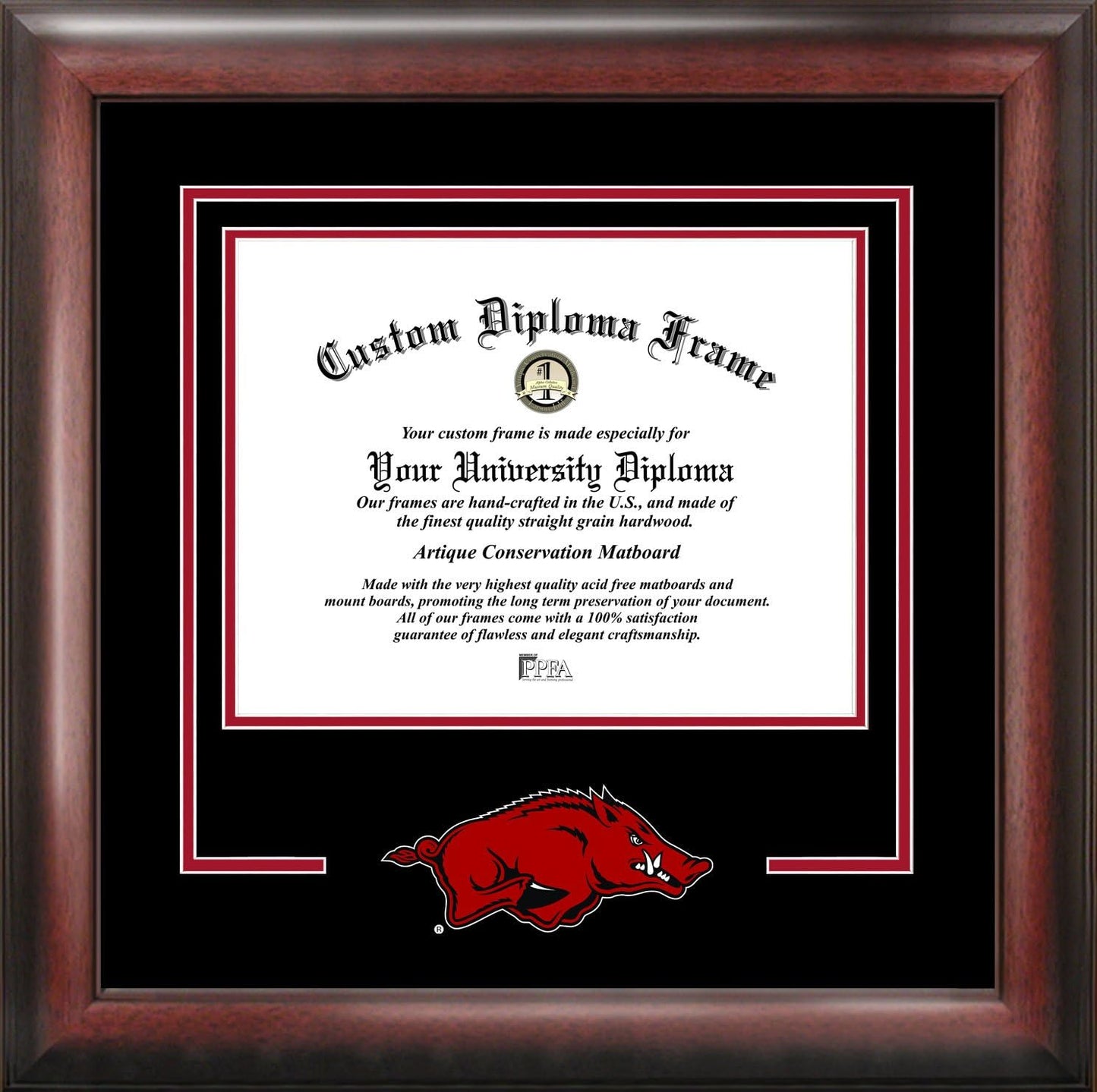 Campus Images NCAA Spirit Diploma Frame for Proud Graduates