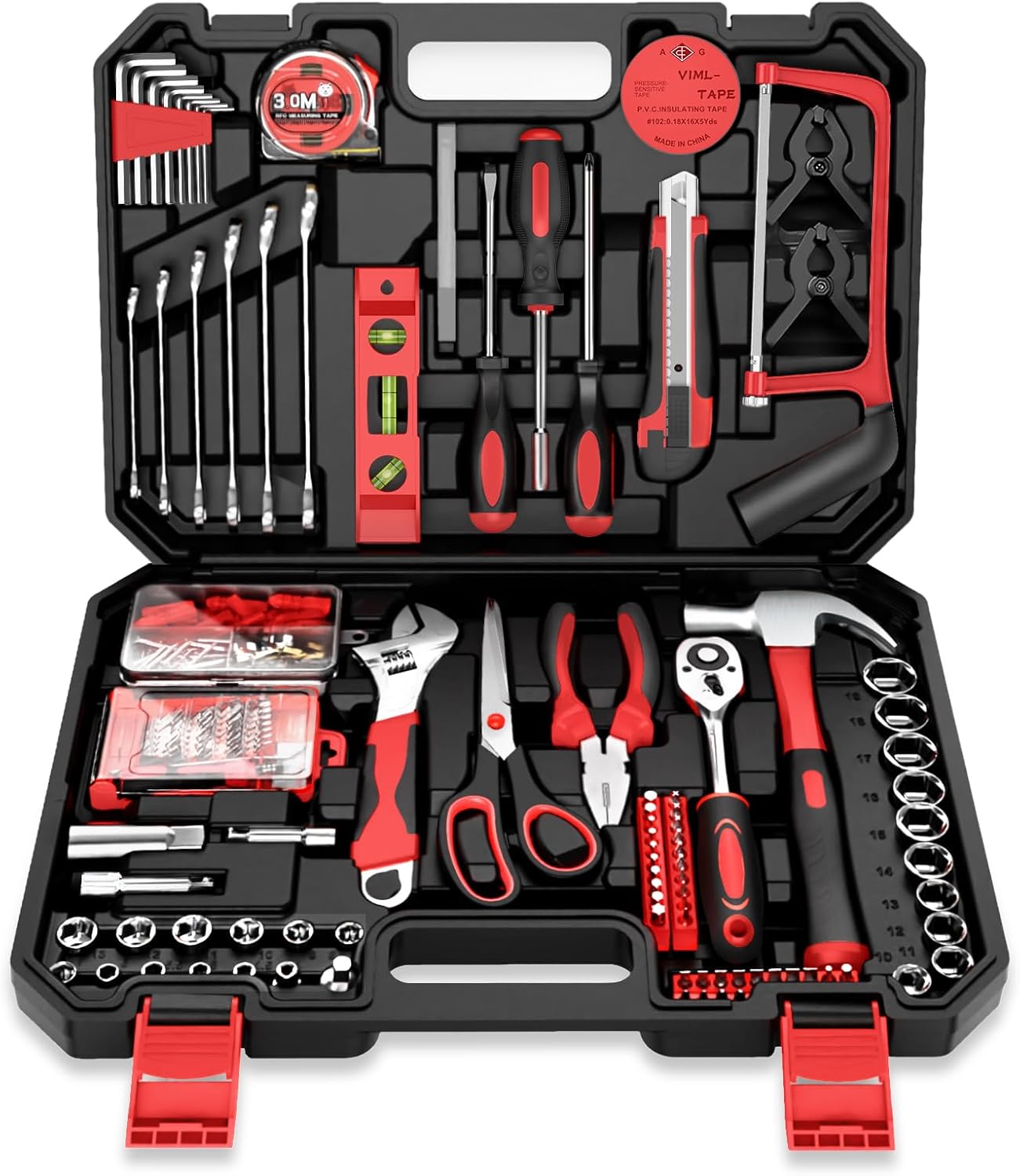 Sundpey Home Tool Kit 257-Piece Set for All Your Repair Needs