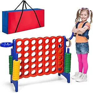 Costzon Giant 4-in-A-Row Jumbo Game for Indoor and Outdoor Fun