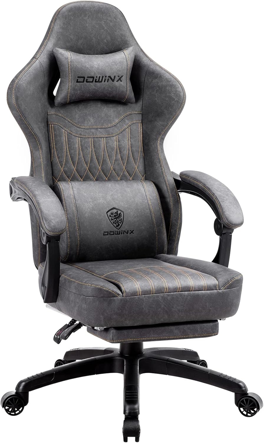 Dowinx Ergonomic Gaming Chair with Massage Lumbar Support