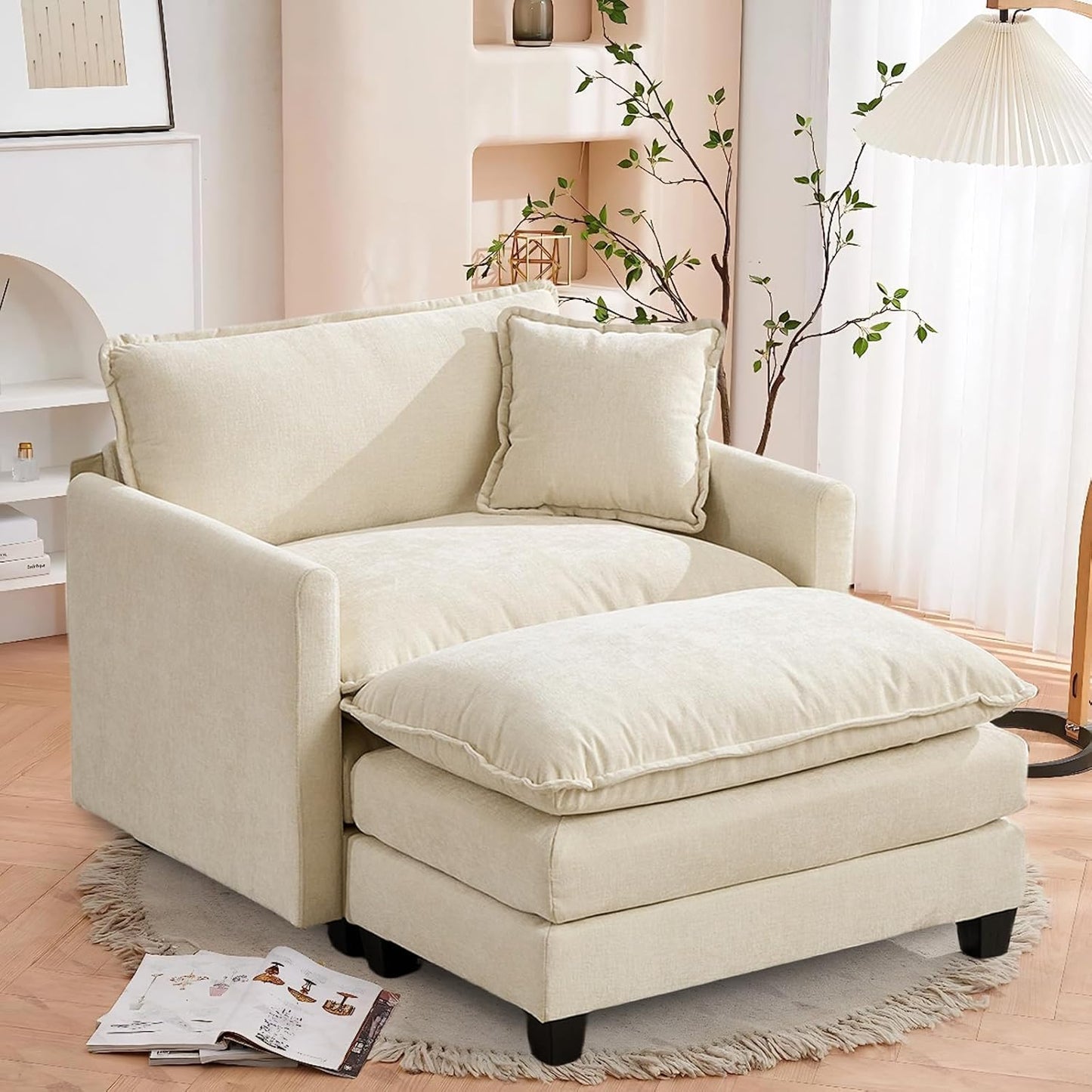 SoarFlash Chenille Sectional Sofa: Comfort Meets Modern Design