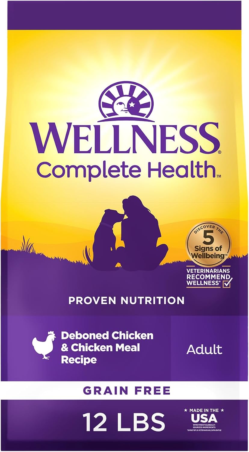 Wellness Natural Pet Food Grain Free Dry Dog Food for Health