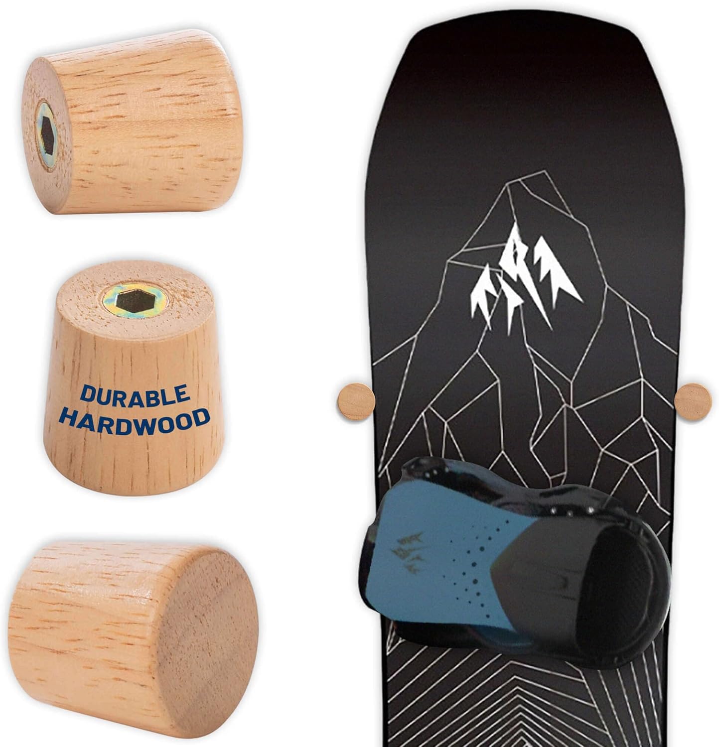 Snowboard Wall Mount - Space-Saving Storage Solution