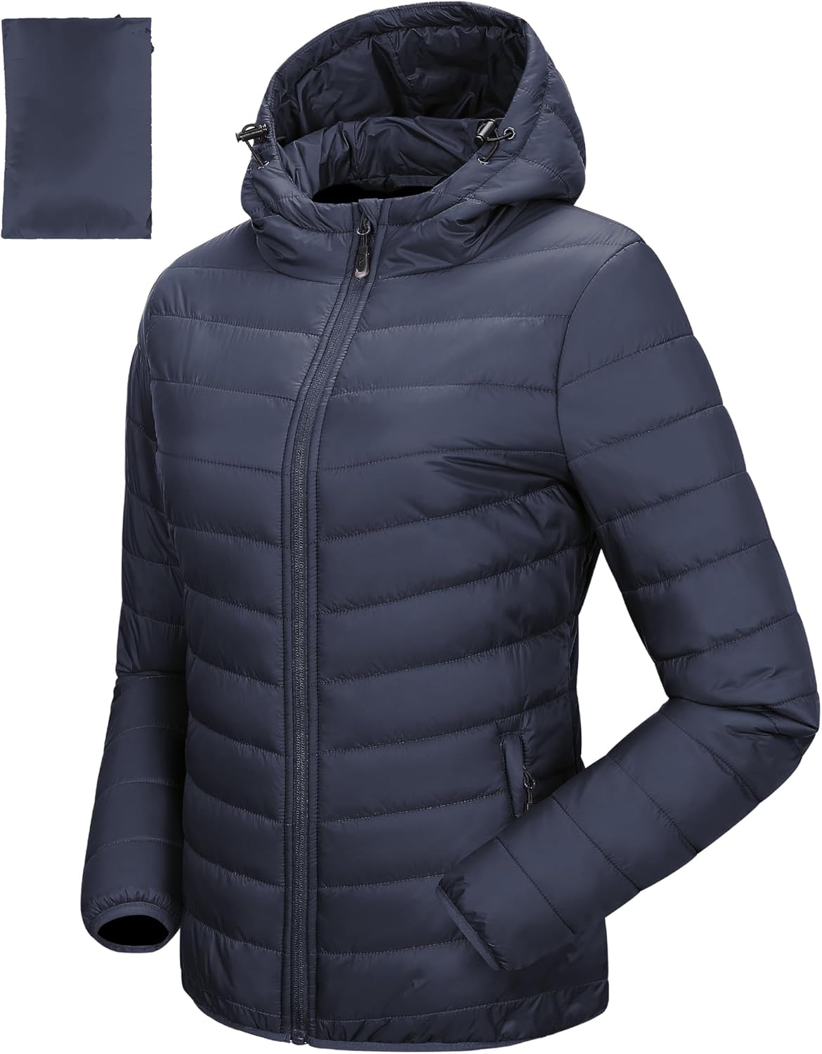 33,000ft Women's Packable Puffer Jacket for Winter Adventures