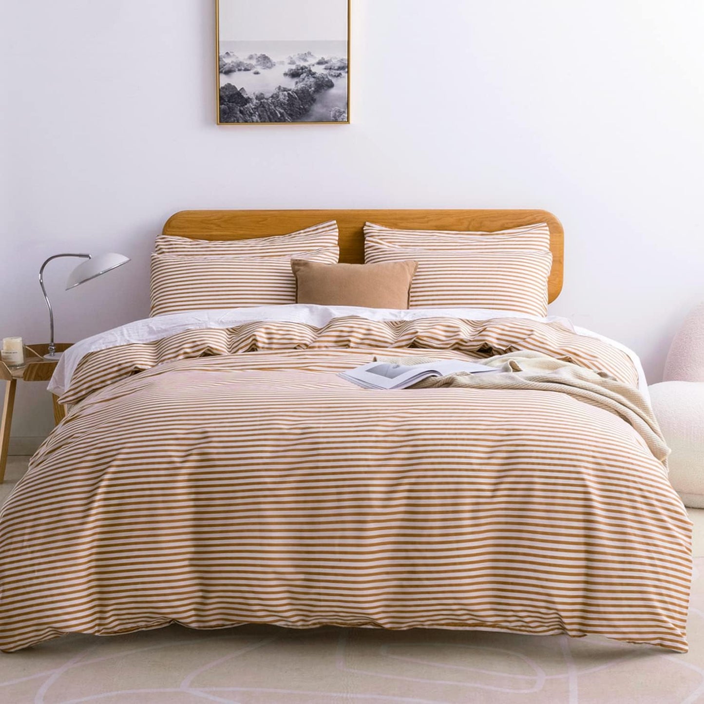 JELLYMONI Cal King Duvet Cover Set for Ultimate Comfort