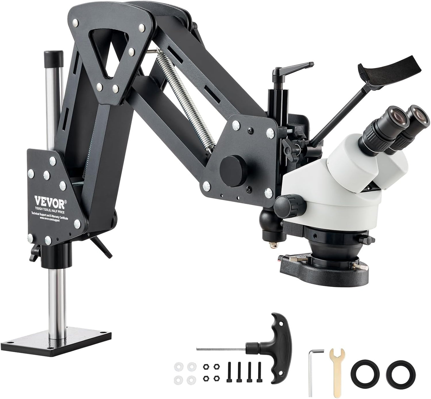 VEVOR Multi-Directional Microscope for Jewelers with LED Light