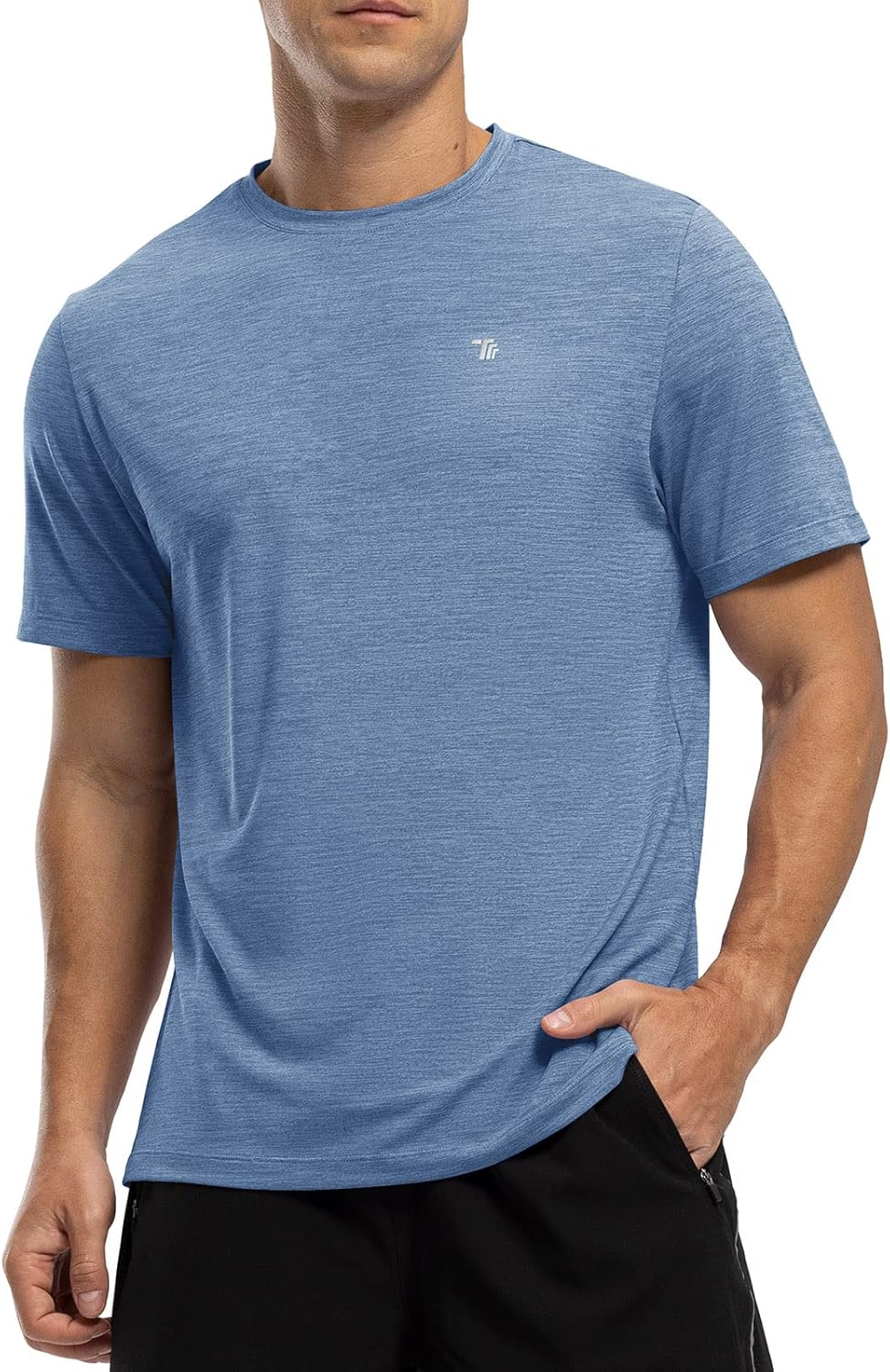 Rdruko Men's Moisture Wicking Workout Shirt