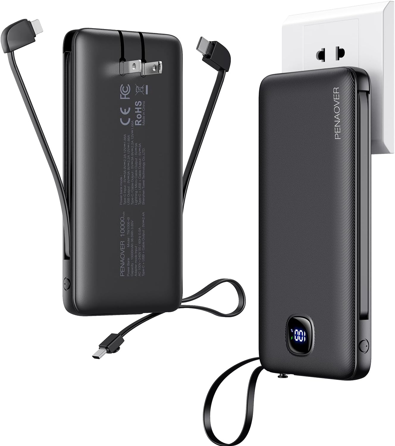 Fast Charge On-The-Go: 10000mAh Portable Power Bank