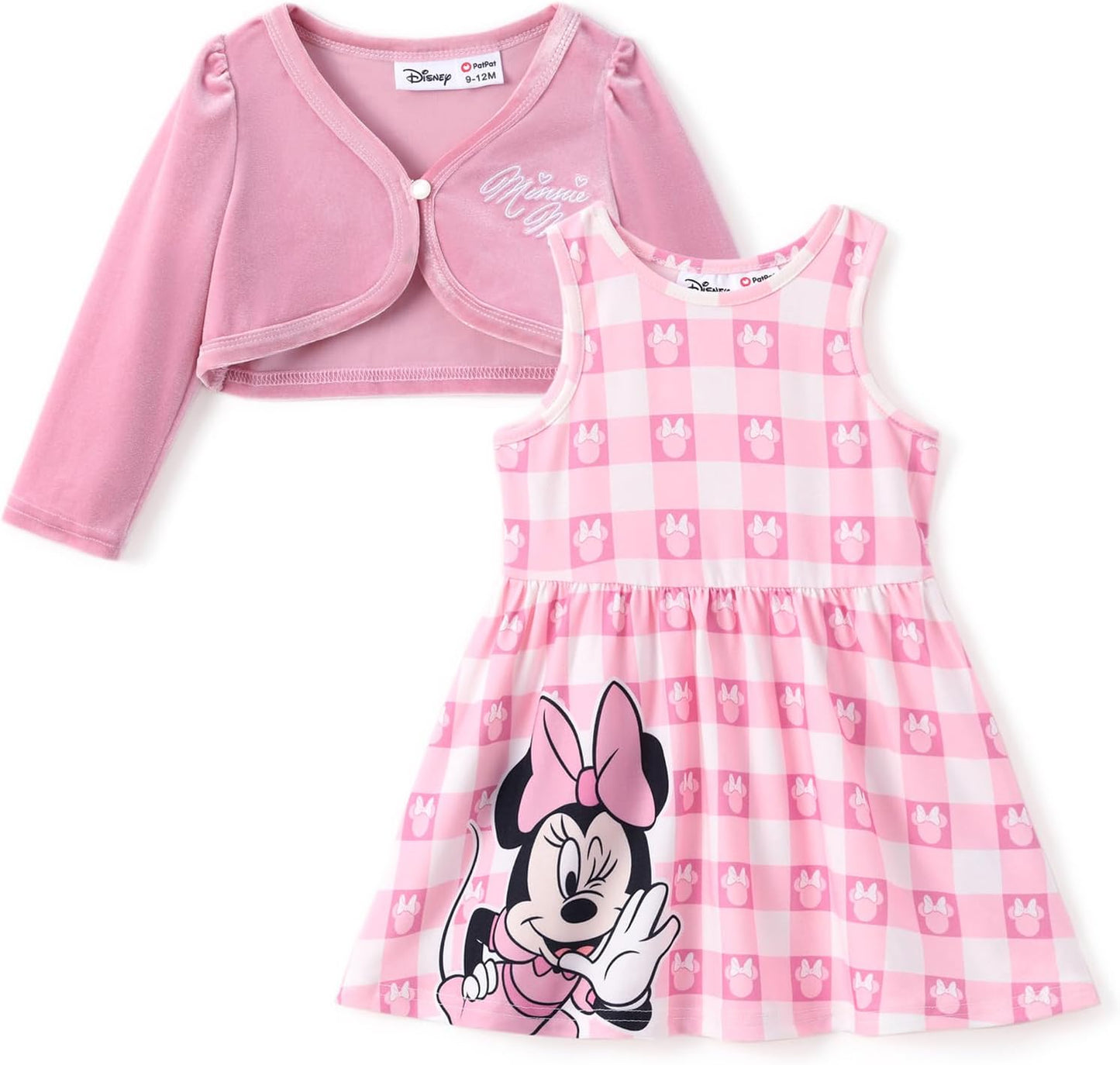 Frozen Elsa Toddler Dress Set - 2pcs Kids Outfit