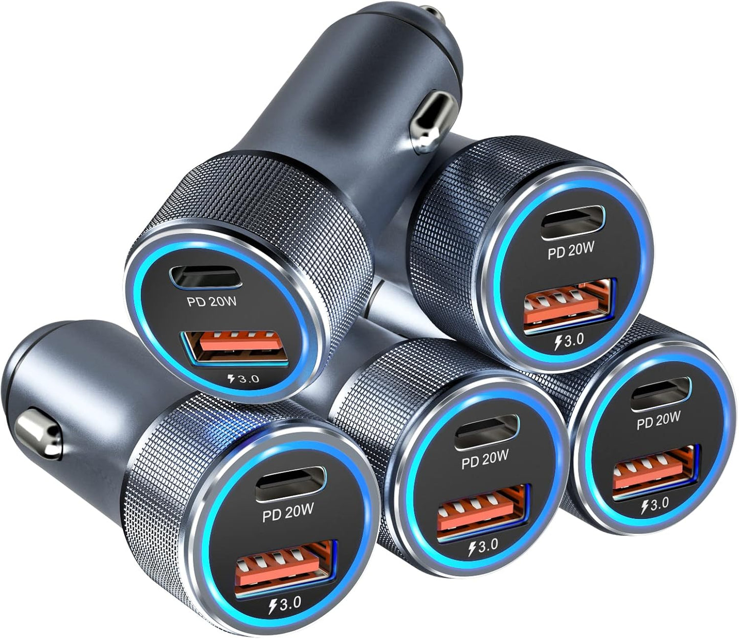 Fast Charge Dual USB C Car Adapter by Bangfun
