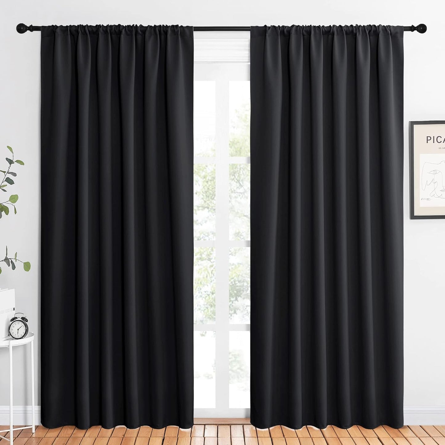 NICETOWN Blackout Curtain Blinds - Elegant Thermal Insulated Drapes