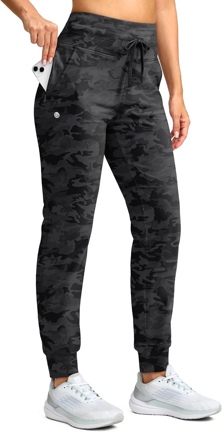 G Gradual Women's Fleece Lined Joggers for Winter Comfort