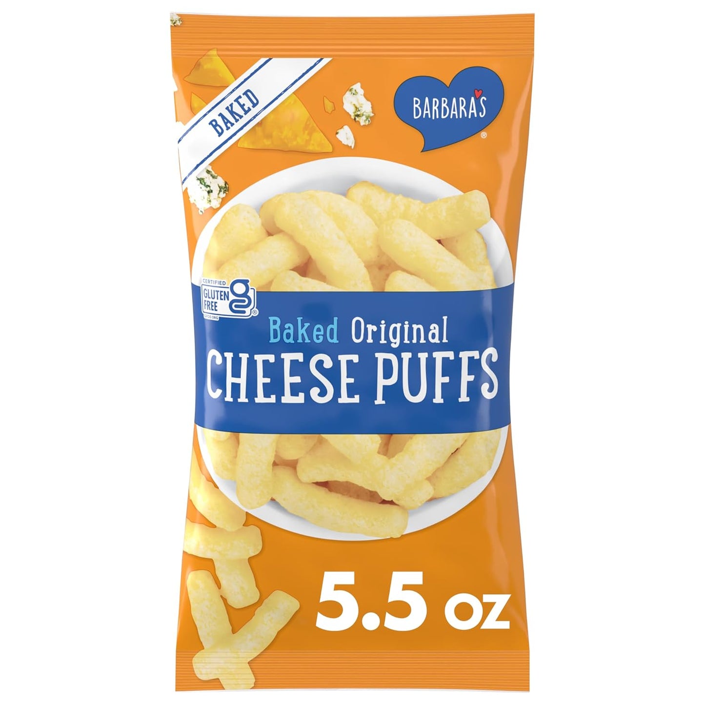 Barbara's Baked Original Cheese Puffs - Gluten Free Snack Delight
