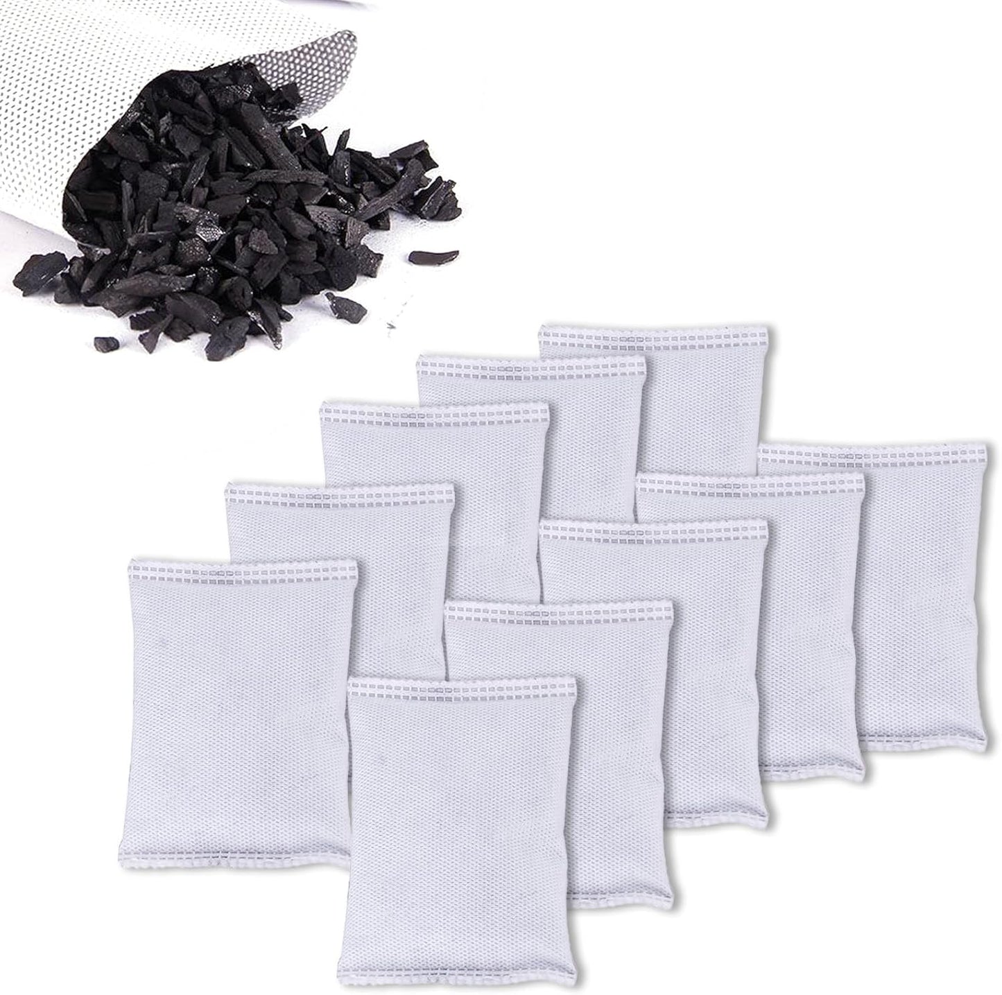 10 Pack Odor Eliminator Activated Charcoal
