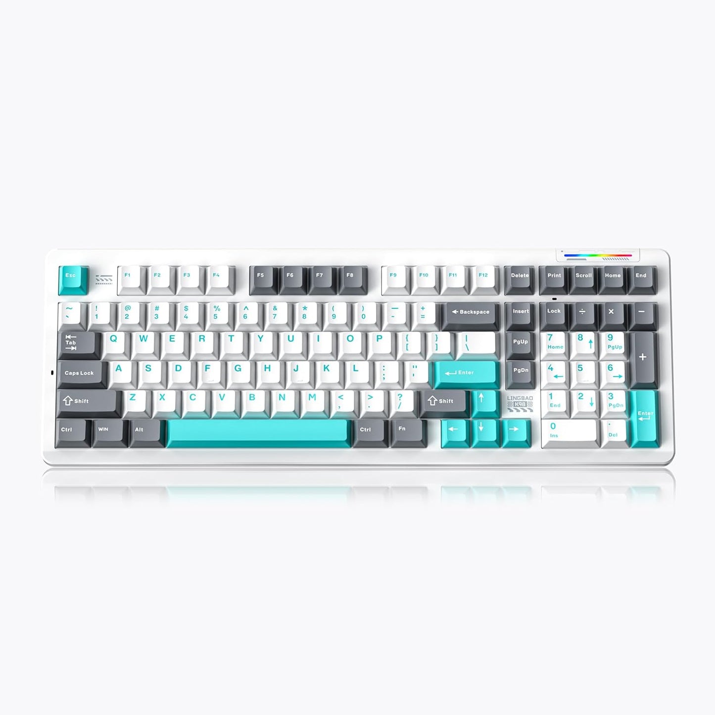 LINGBAO K98 Wireless Mechanical Keyboard with RGB Backlighting