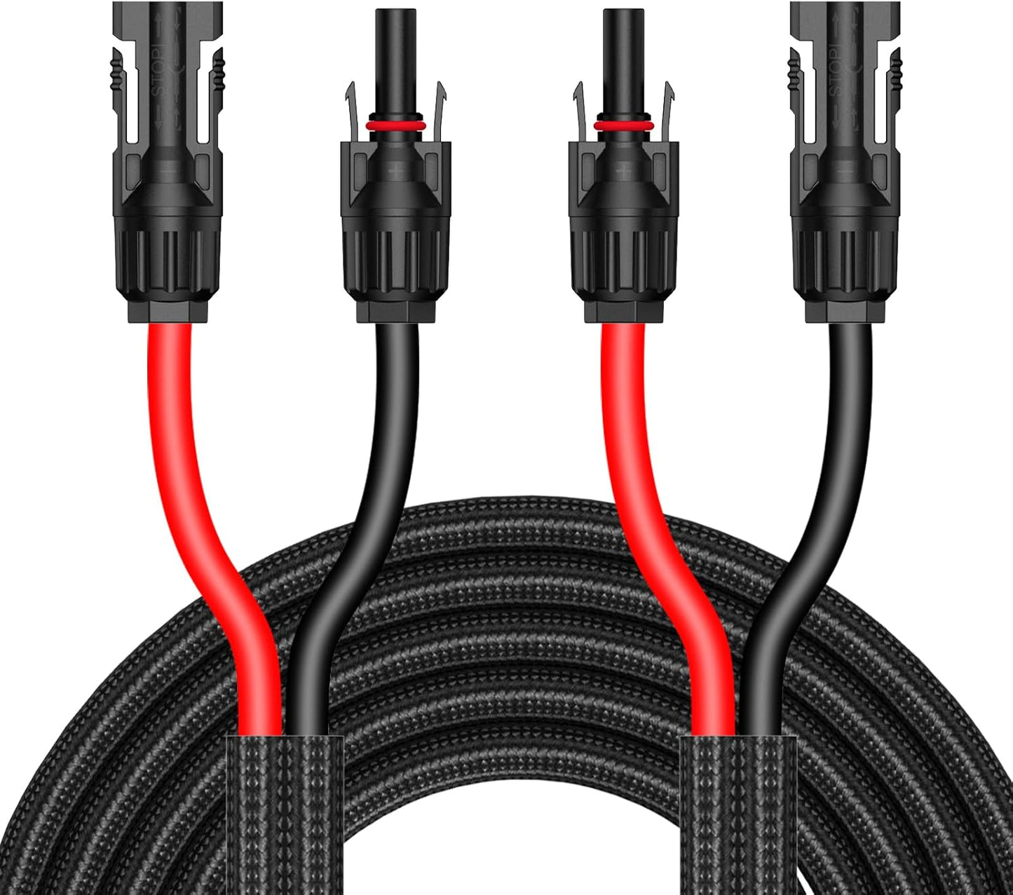 33Ft 10AWG Solar Cable Extension with IP68 Waterproof Design