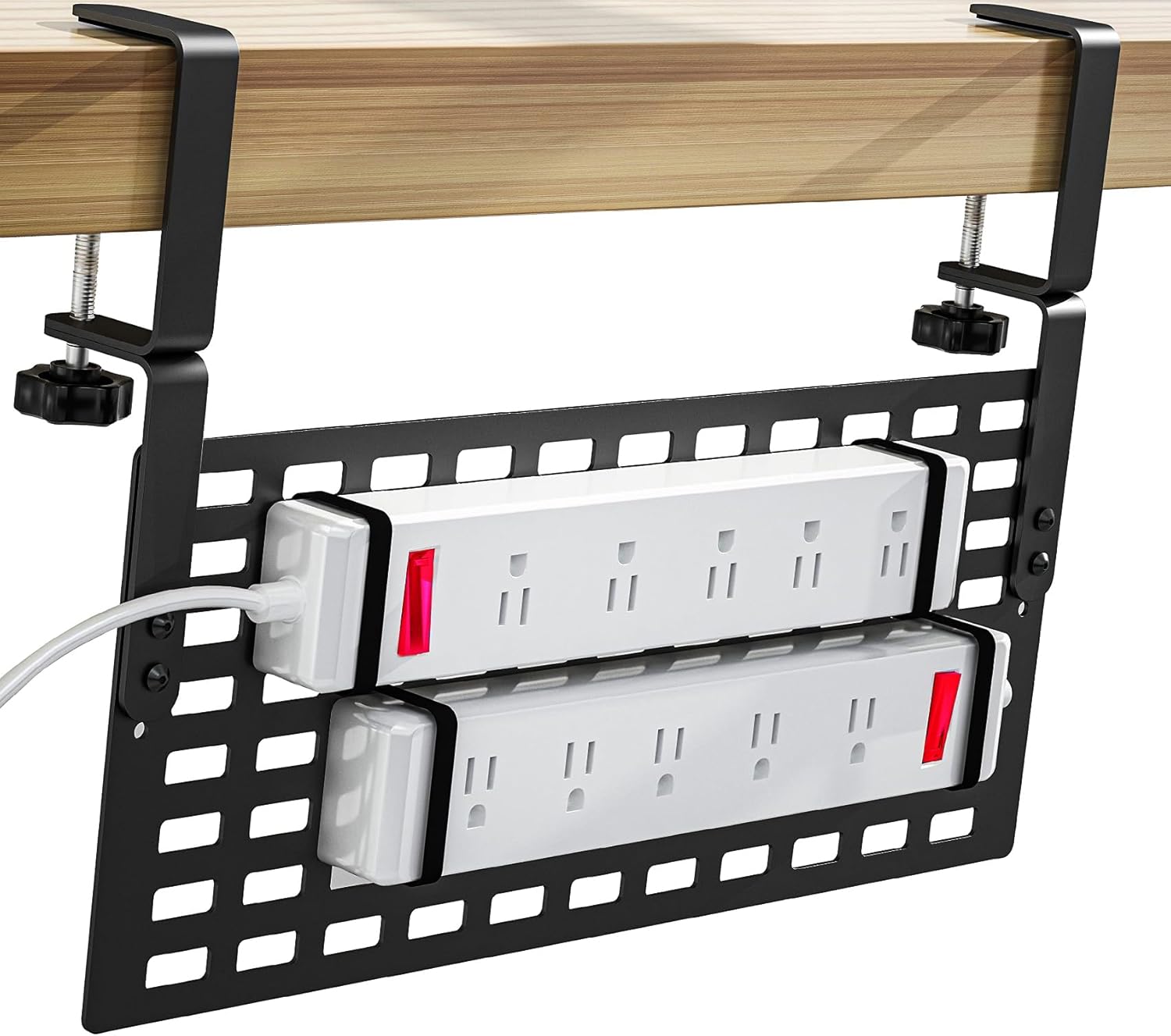 Clamp-On Under Desk Cable Management Solution – GearMustHave