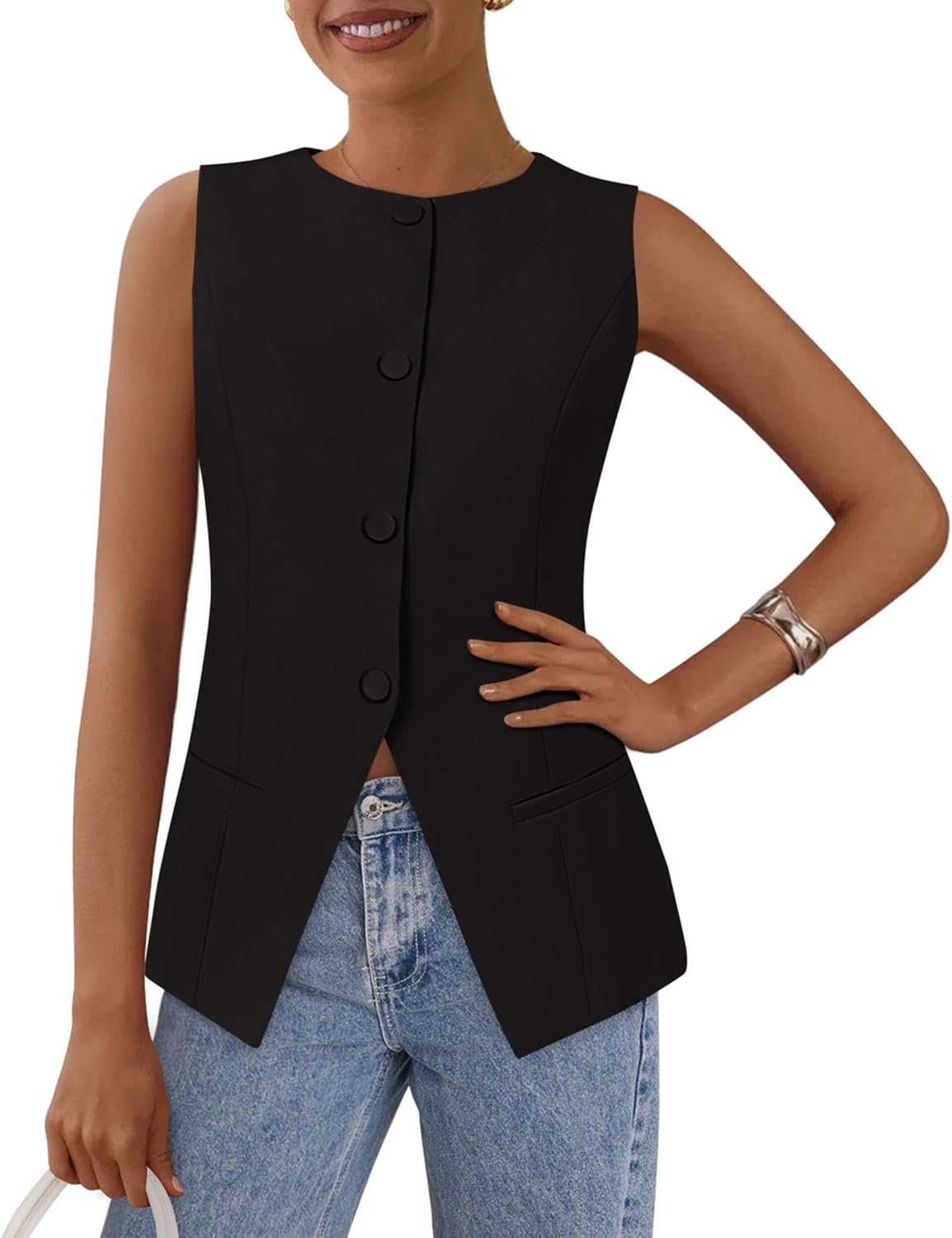 PRETTYGARDEN Women's Summer Suit Vest Tops for Stylish Looks