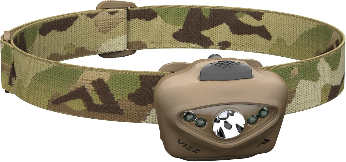 Princeton Tec VIZZ 550 Lumen Tactical Headlamp for All Conditions