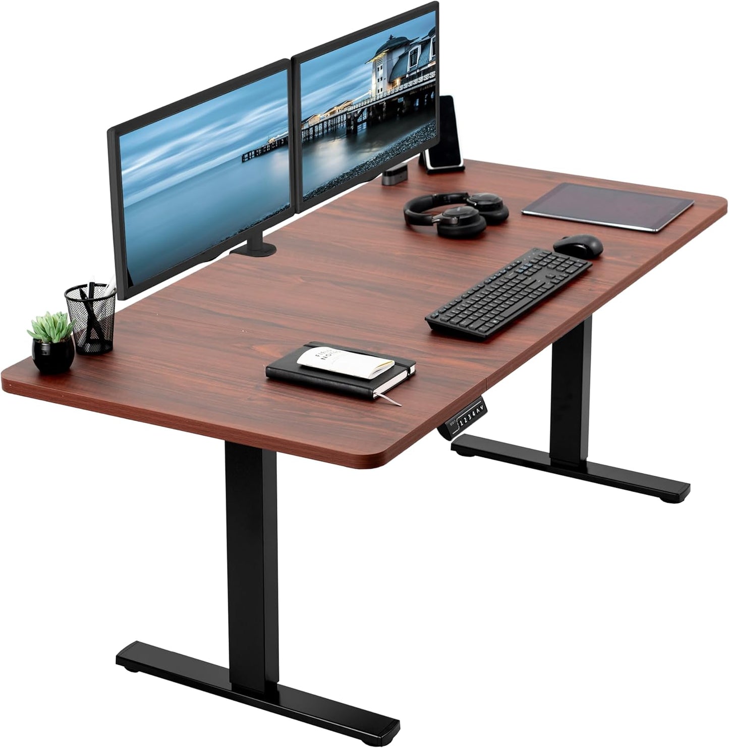 VIVO Electric Standing Desk Workstation with Memory Controller