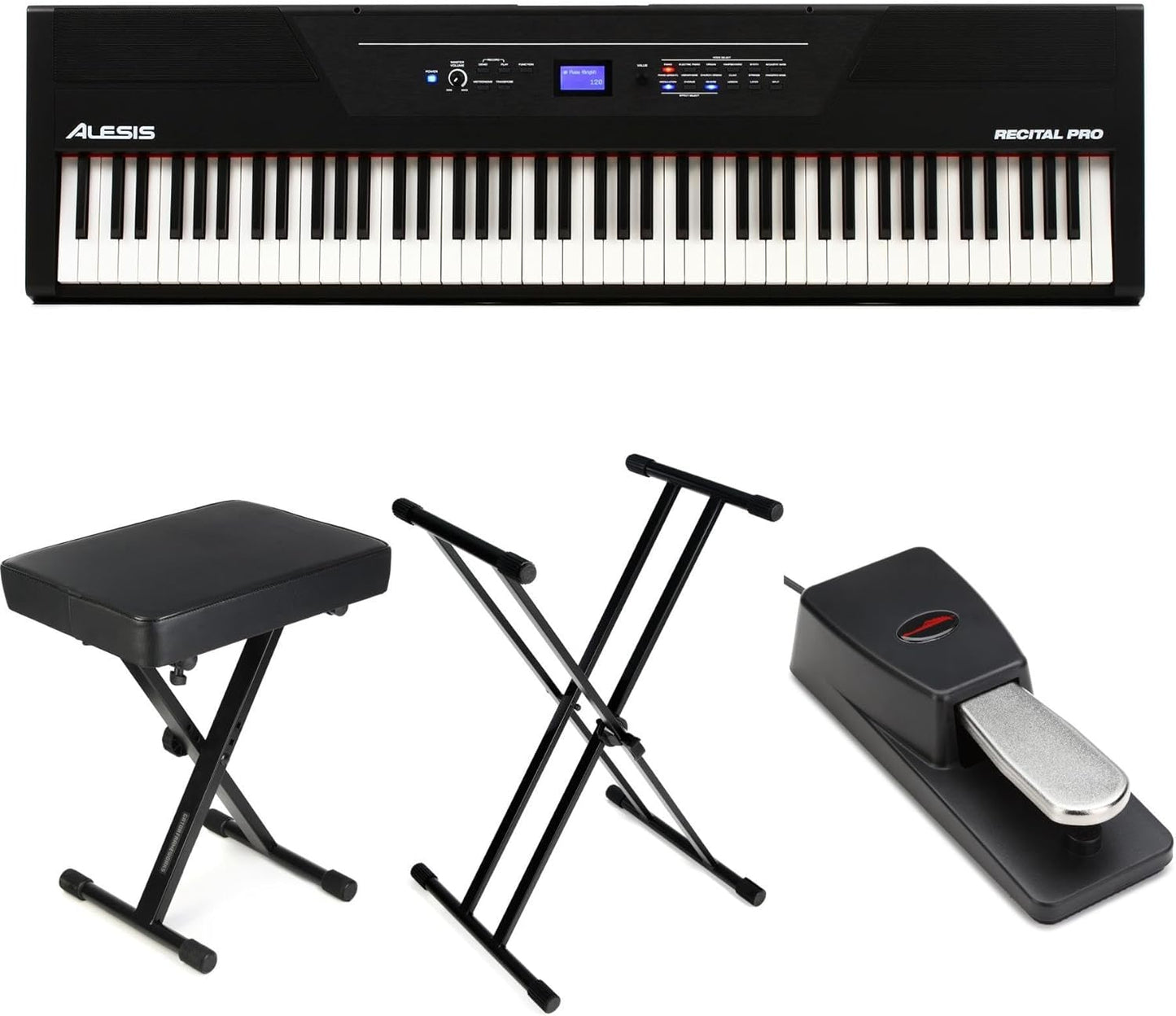 Alesis Recital Pro 88-key Digital Piano Essentials Bundle Review