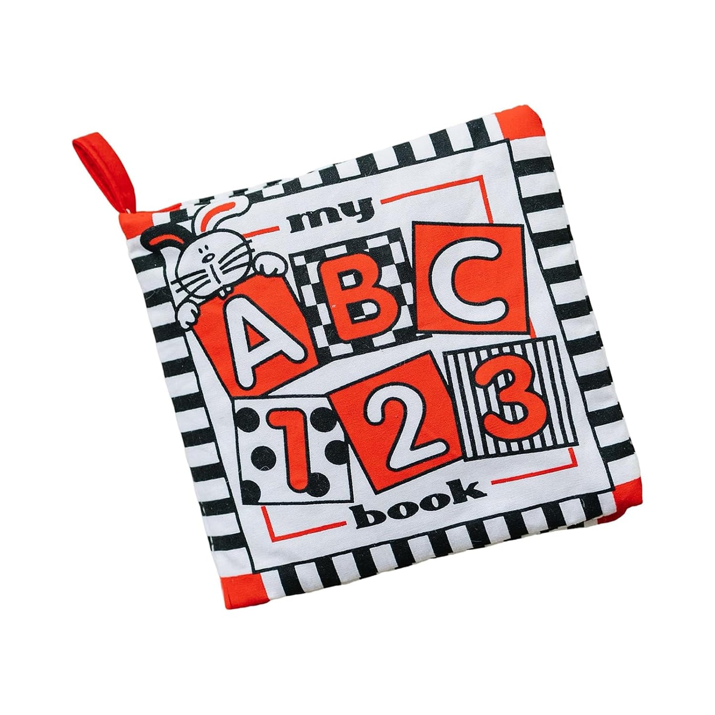 High Contrast Sensory Cloth Book for Baby's Learning