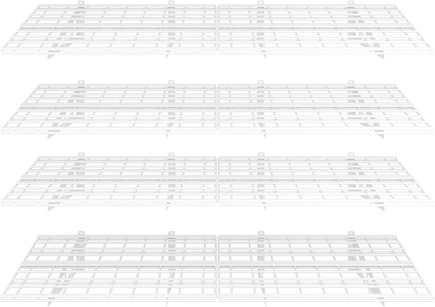 FLEXIMOUNTS 24in x 72in Wall Shelf Garage Storage Rack Review