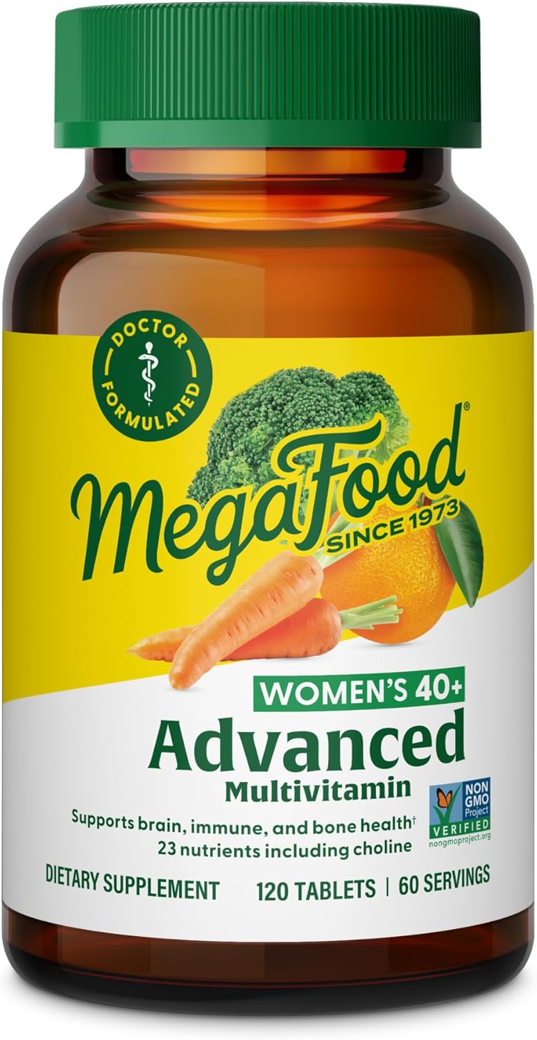 MegaFood Women's 40+ Advanced Multivitamin for Optimal Health