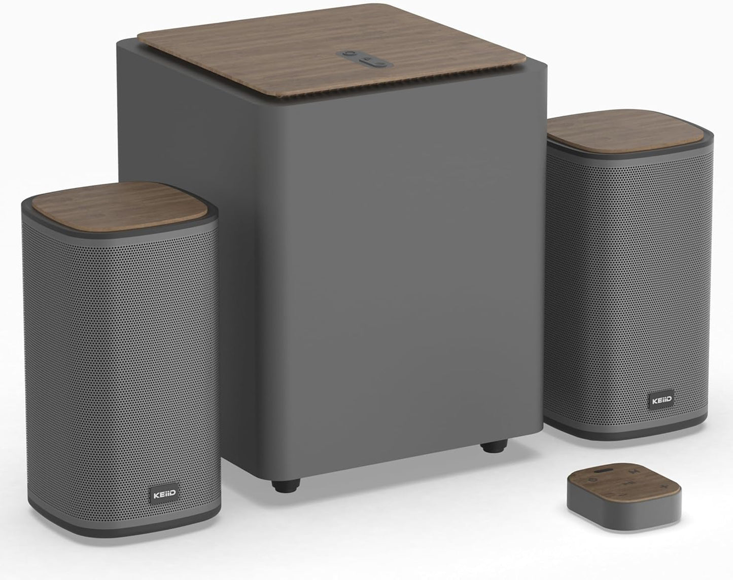 KEiiD Wireless Subwoofer Computer Speakers - 4 EQ Modes