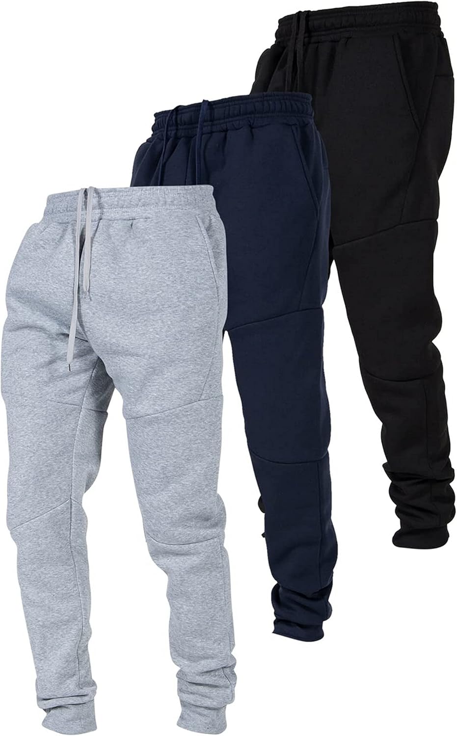 Ultra Performance Fleece Active Tech Joggers for Men - 3 Pack