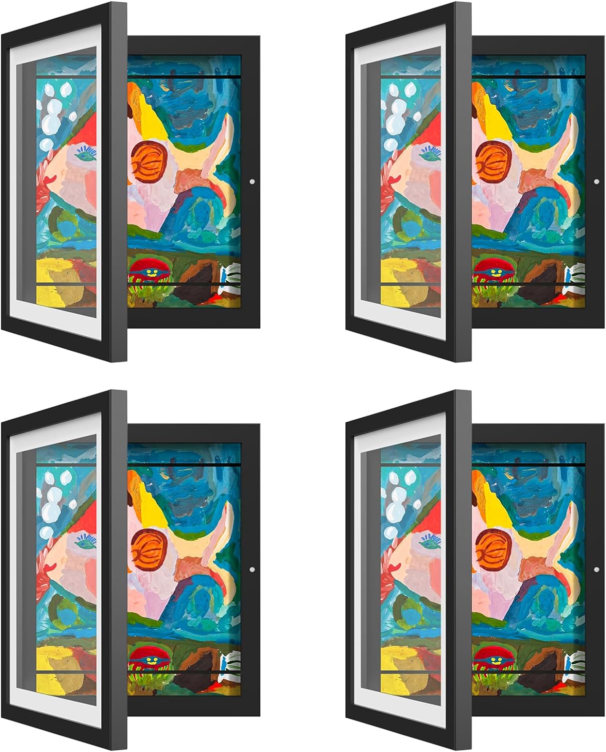 Kids Art Frame Set for Effortless Display of Children's Artwork