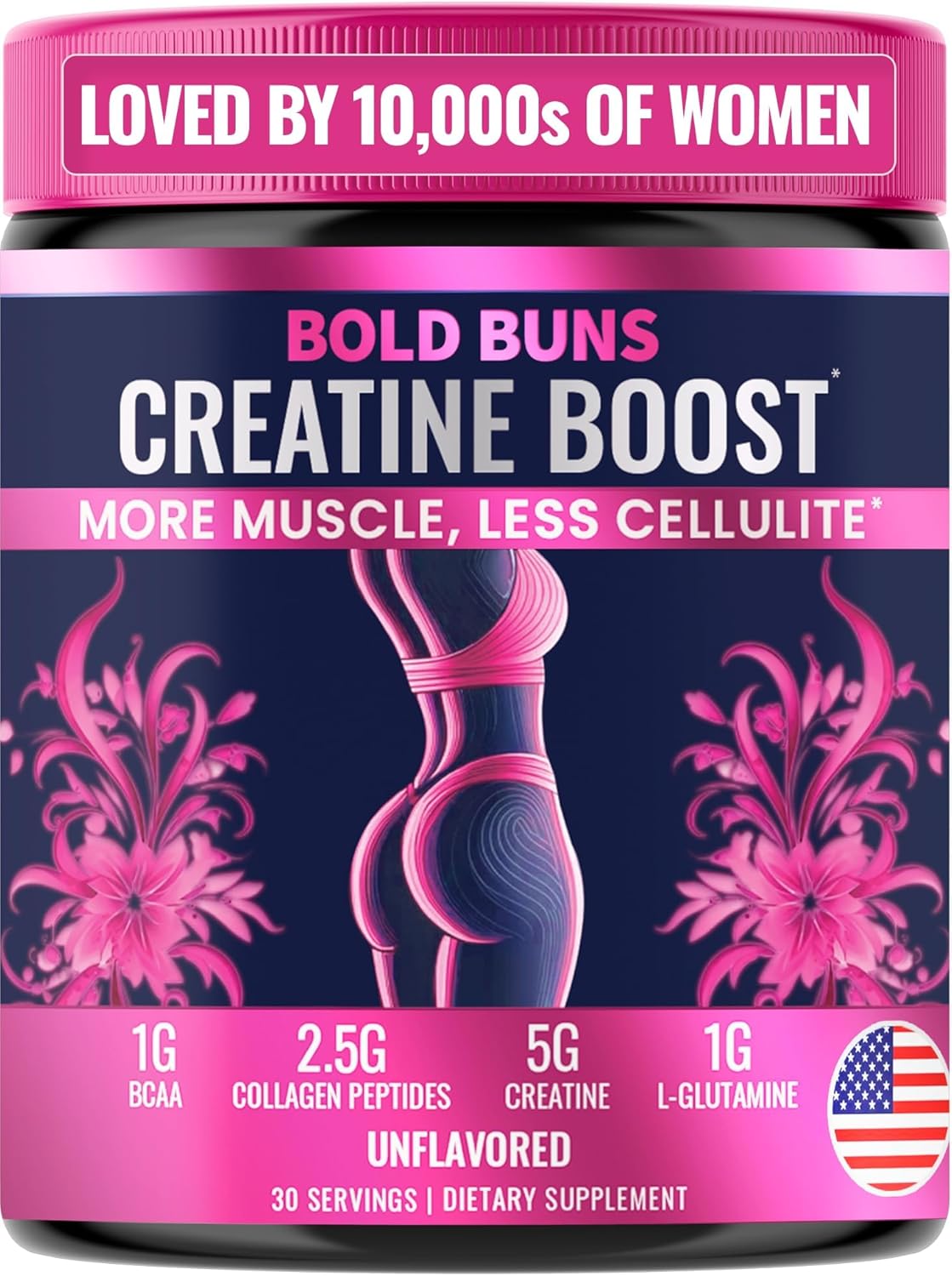 Creatine for Women Booty Builder Supplement with Collagen