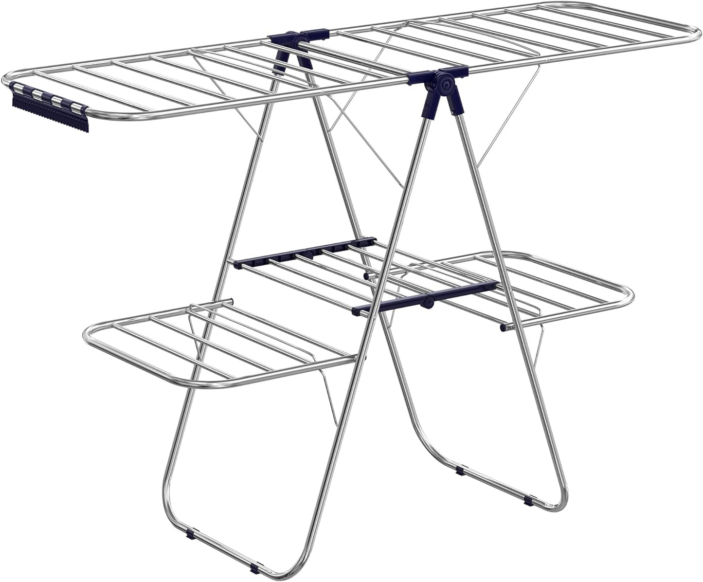 SONGMICS Foldable 2-Level Drying Rack - Efficient & Spacious!