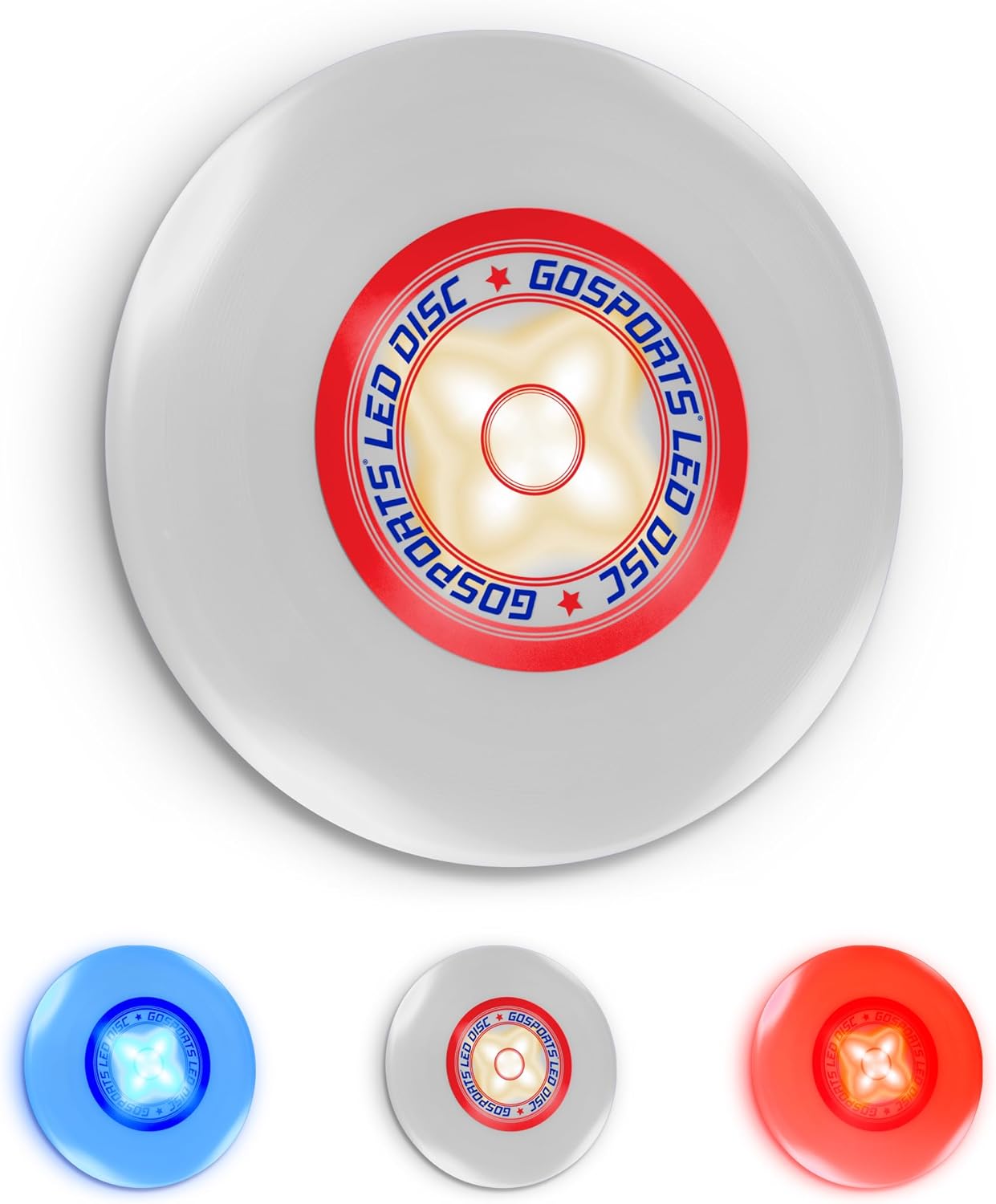 GoSports Light Up Flying Disc - 175g LED - Multicolor