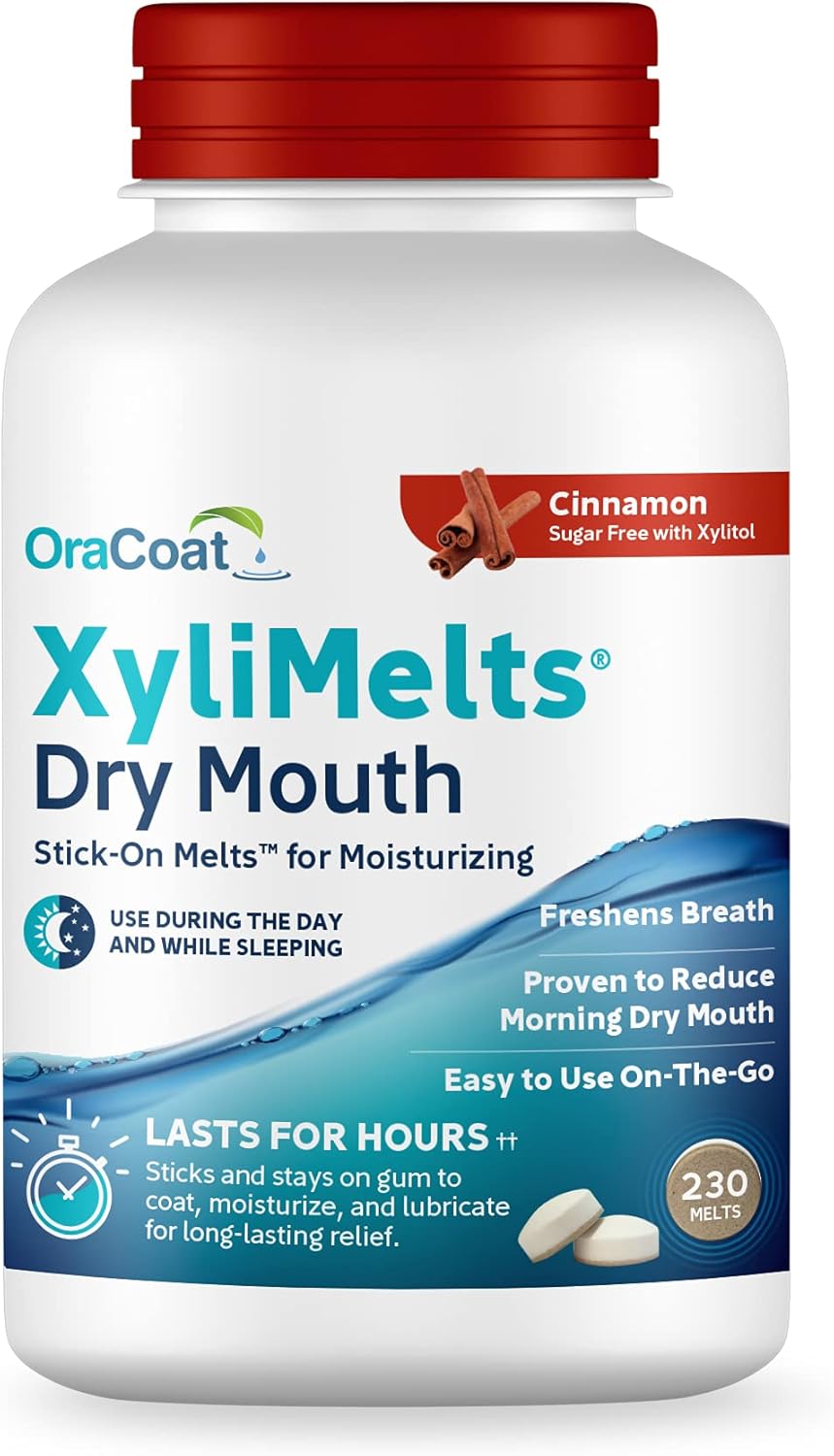 Oracoat XyliMelts for Dry Mouth - 8-Hour Relief Discs