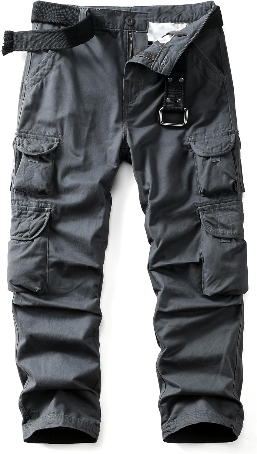 Men's Camo Cargo Tactical Pants for Outdoor Activities and Comfort