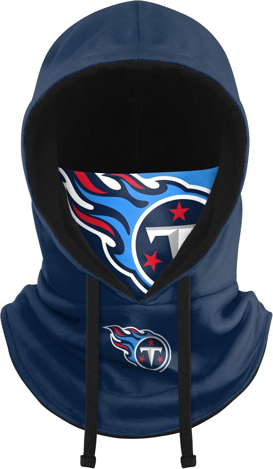 FOCO NFL Logo Team Color Drawstring Winter Cap Hooded Gaiter