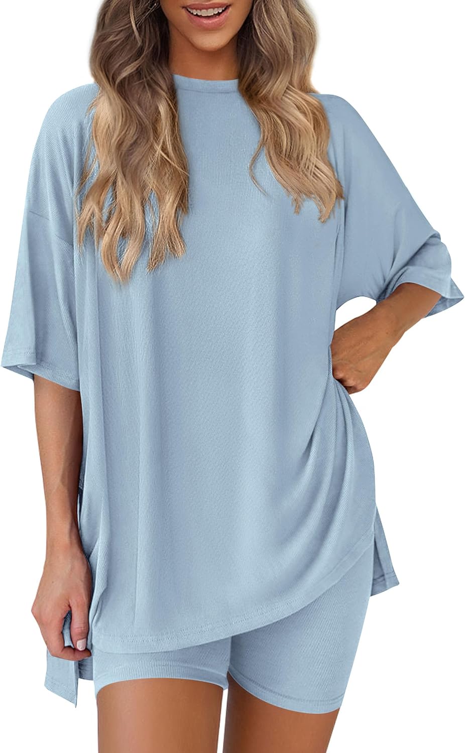 PRETTYGARDEN Women's Two Piece Lounge Set for Summer Comfort