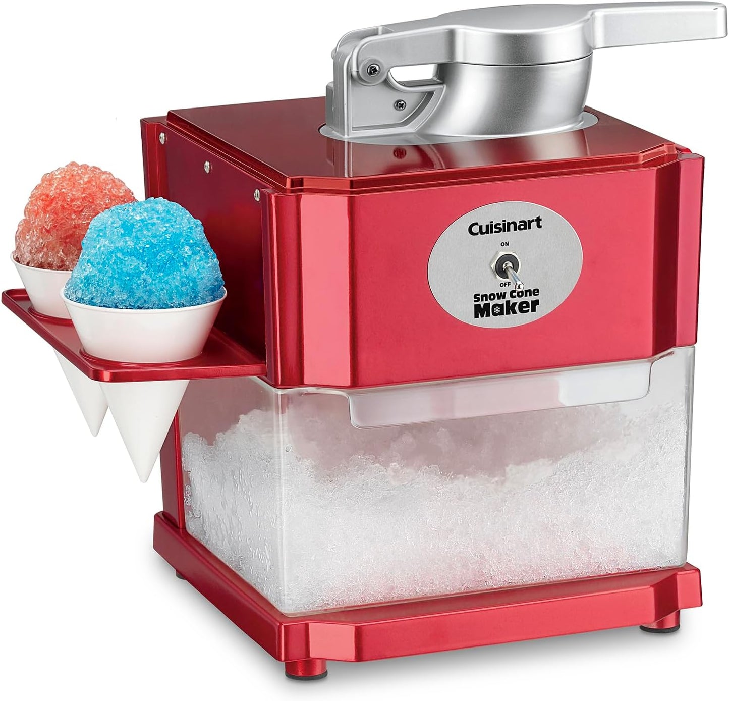 Cuisinart Snow Cone Maker - 5 Icy Cones in Red!
