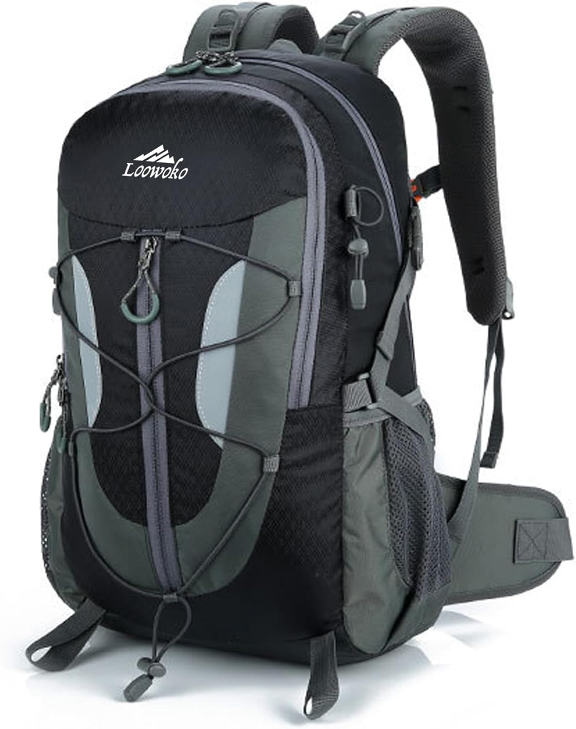Loowoko 40L Water-Resistant Hiking Backpack - Lightweight & Durable