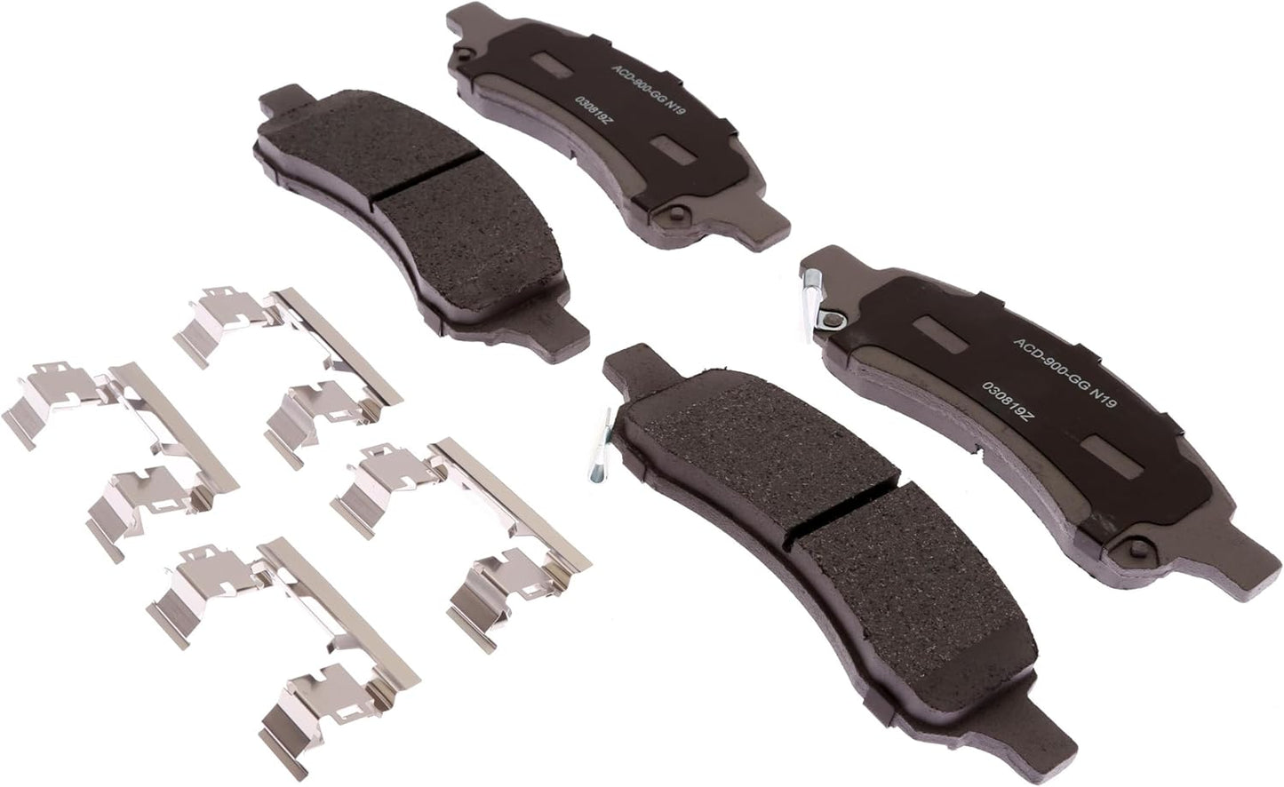 ACDelco Silver Front Brake Pad Set for Buick Enclave and More