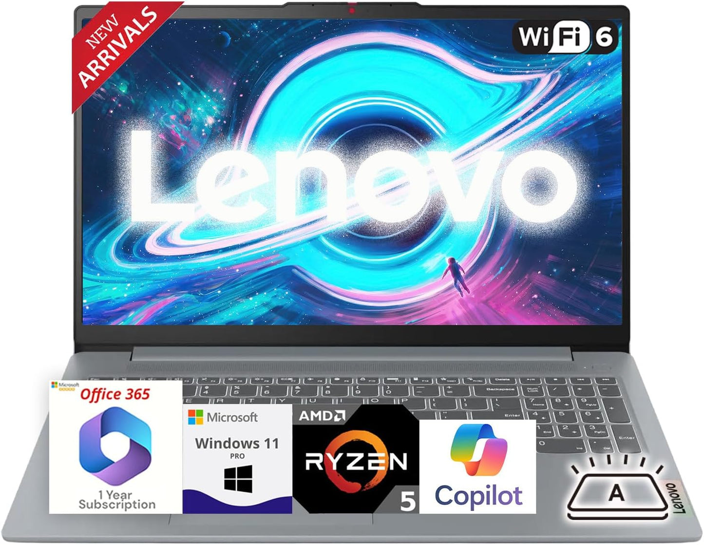 Lenovo Latest Business Ideapad Laptop with AMD Ryzen 5 5625U