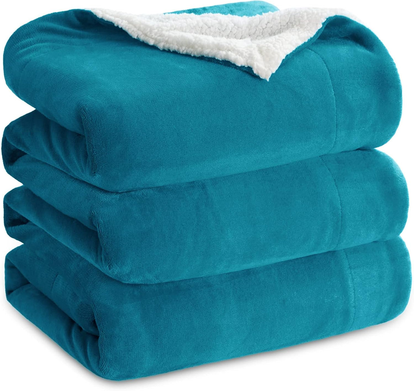 Bedsure GentleSoft Sherpa Fleece Blanket for Cozy Comfort