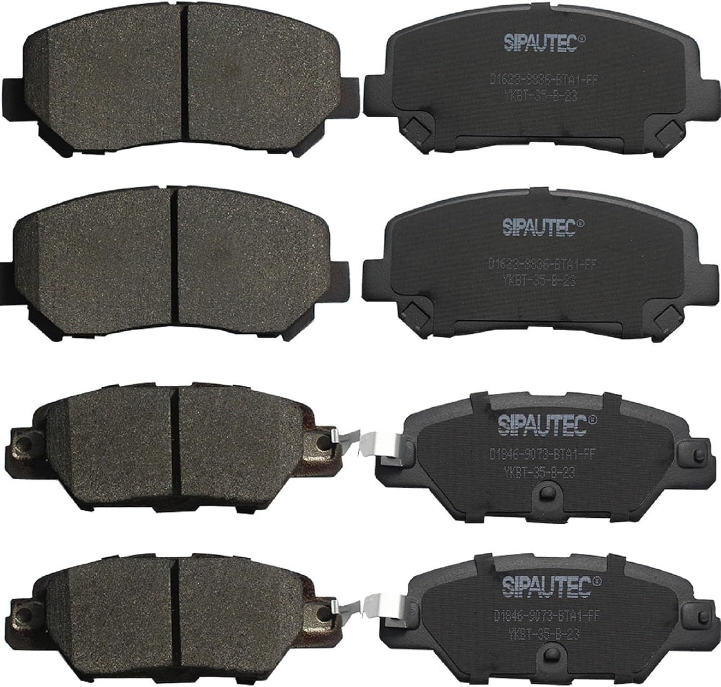 SIPAUTEC Ceramic Disc Brake Pads for 2016-2021 Mazda CX-5