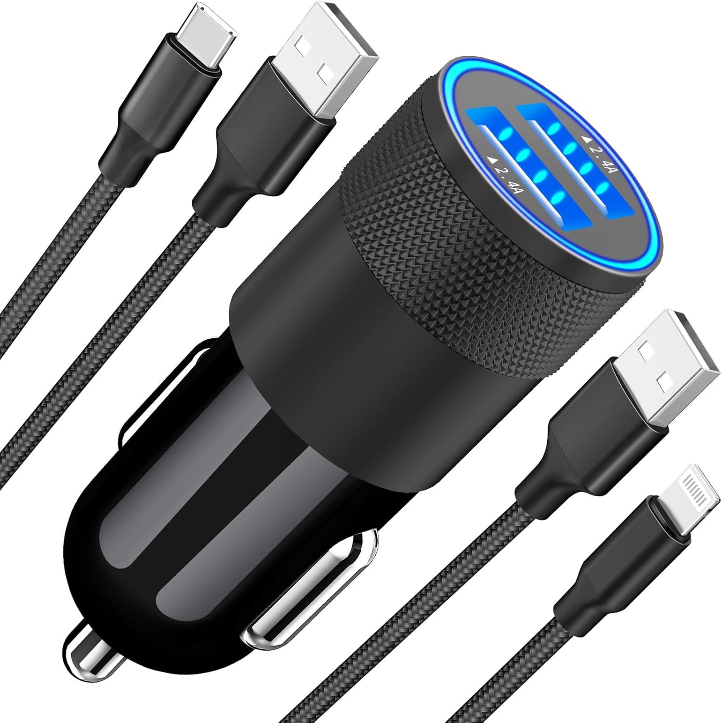 Apple MFi Certified Fast Car Charger by Braveridge