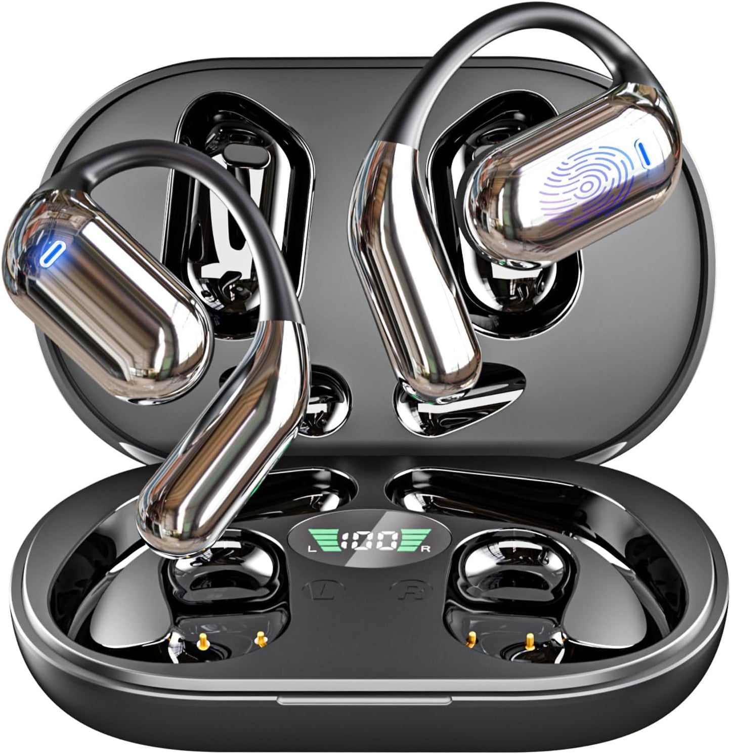 Real-Time Language Translator Earbuds - 144 Languages, 60Hr Battery