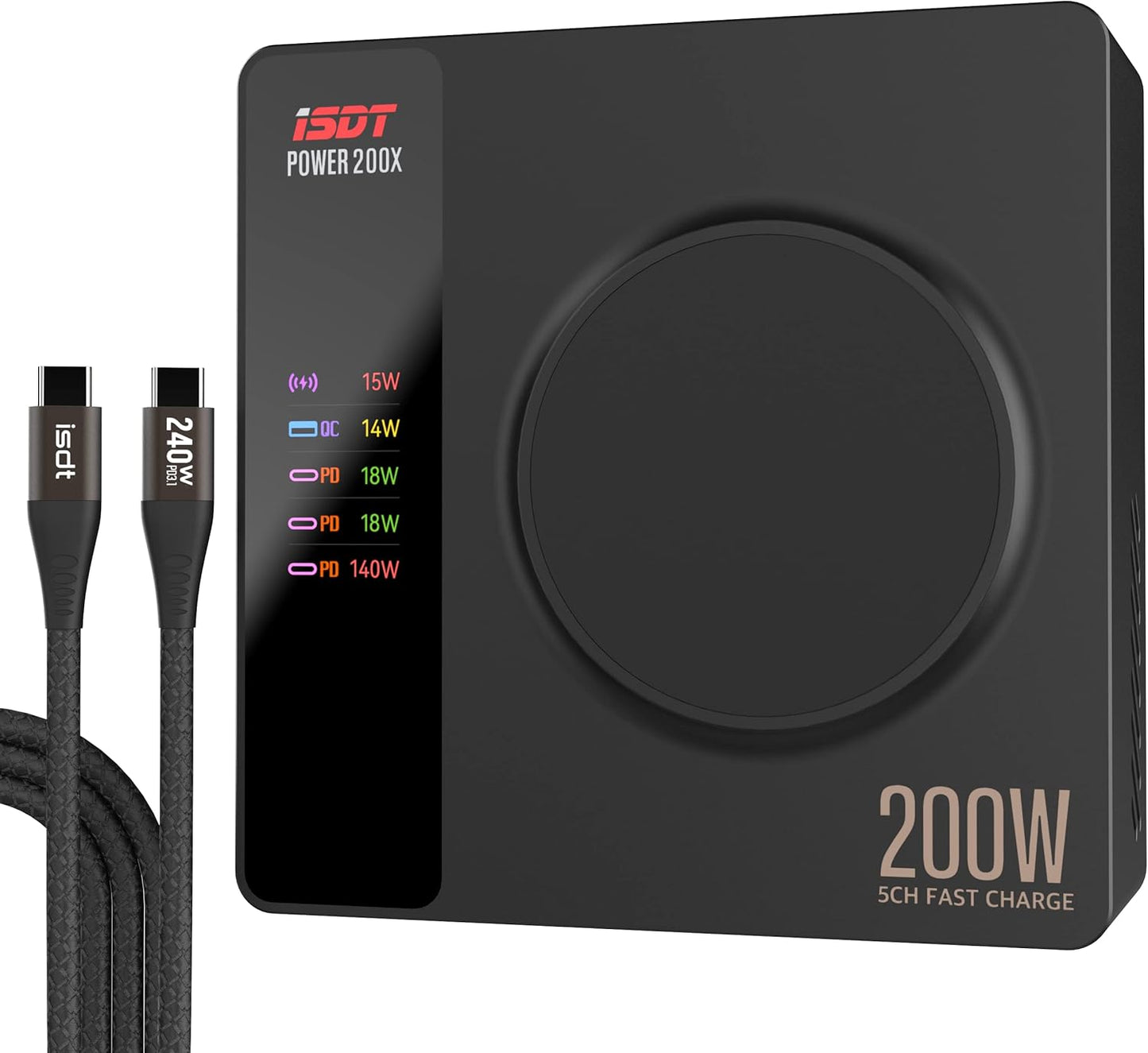 ISDT Power 200X 200W USB C Desktop Charging Station Review